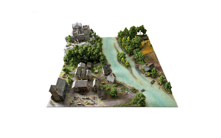 Guz 770-1330 n.C Diorama