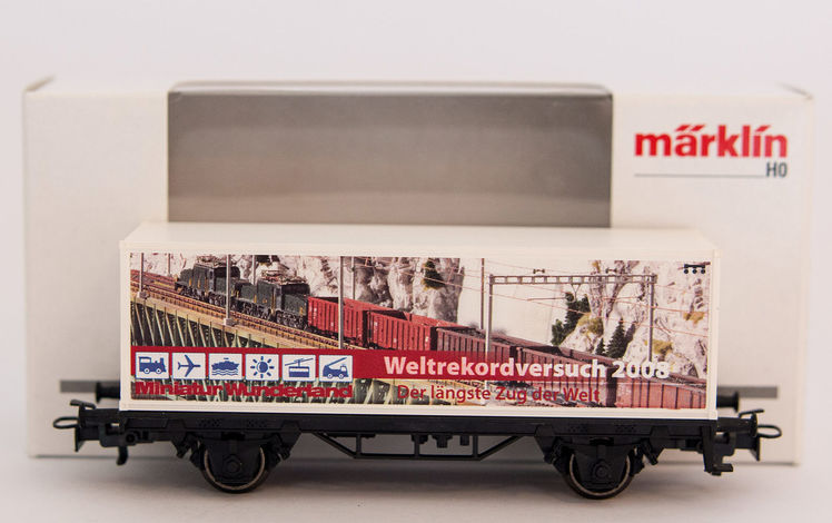 Sonderwagen 2008 H0 Containerwagen Weltrekordversuch