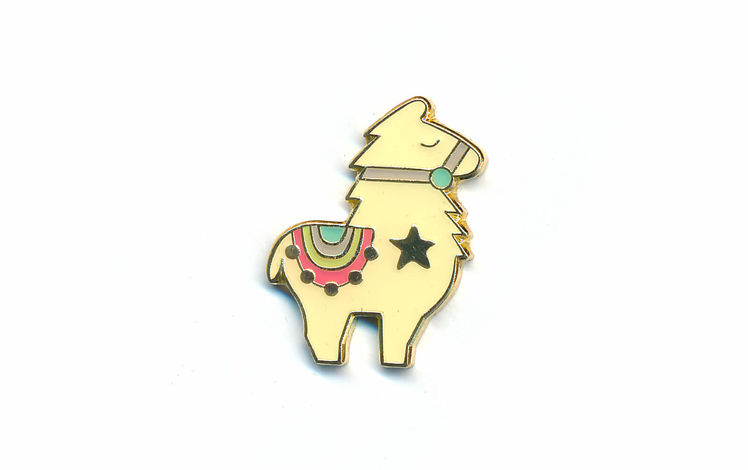 Onlineshop spendenpins magnete 2023 llama