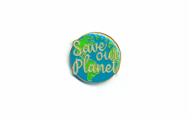 Onlineshop spendenpins magnete 2023 save the planet