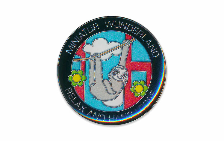 Onlineshop spendenpins magnete 2023 relax and hang loose