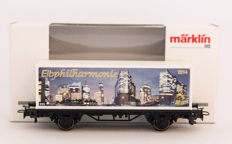 Sonderwagen 2014 H0 Containerwagen Elbphilharmonie