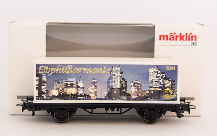 Sonderwagen 2014 H0 Containerwagen Elbphilharmonie