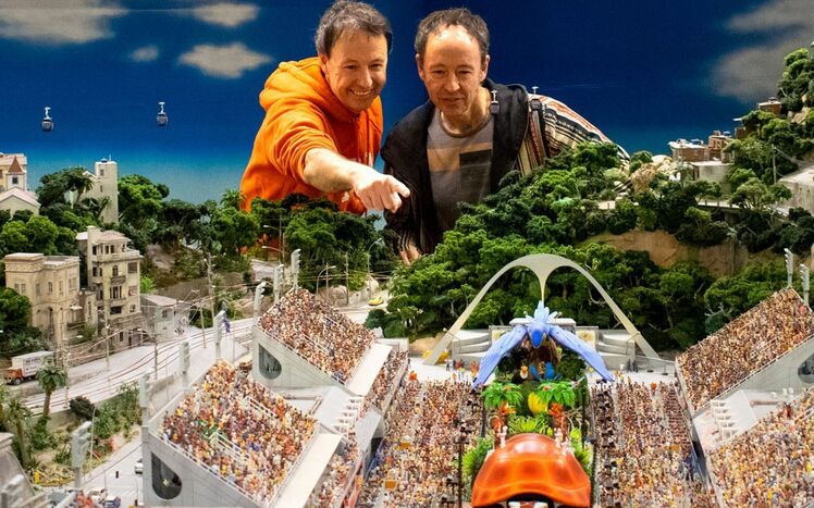 Freddy und gerrit in rio de janeiro