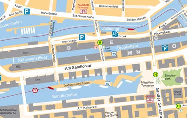 Lageplan Speicherstadt 2