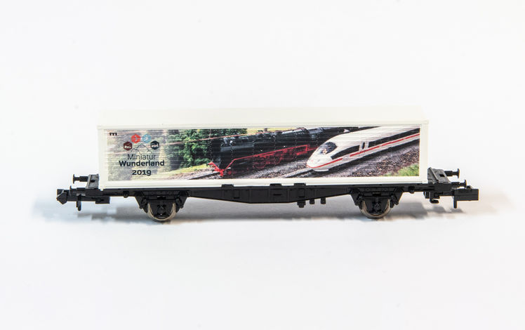 Sonderwagen Märklin Containerwagen 2019 Dampflok ICE