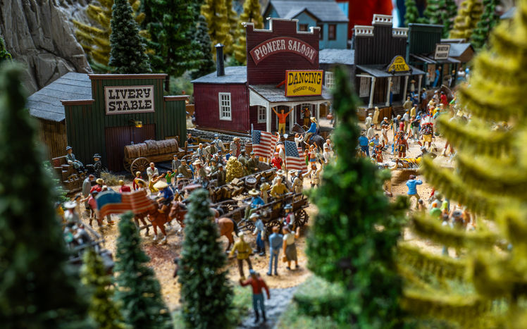 Amerika wild west dorf