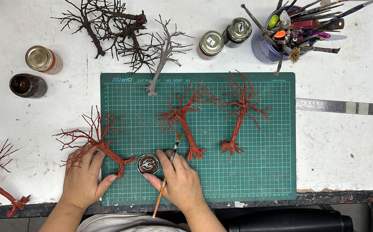 Regenwald bau baum 04