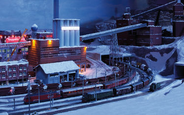 Skandinavien Kiruna Nacht